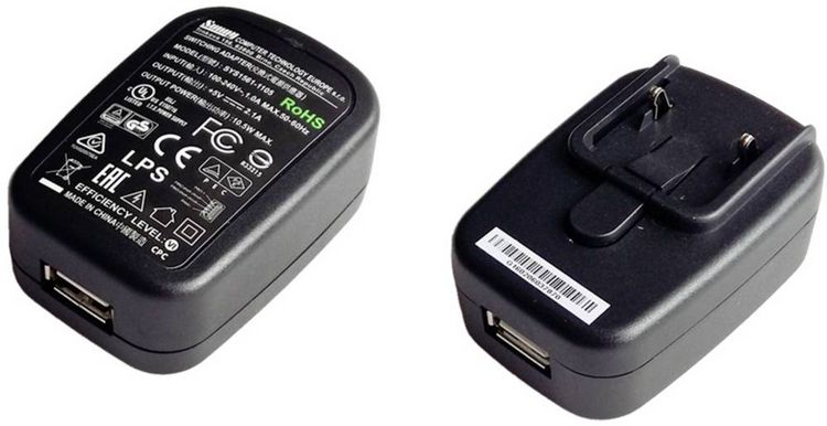 Produktbild: Dehner Elektronik SYS 1561-1105-W2E USB Inlet Steckernetzteil, Festspannung 5 V/DC 2.1A 10.5W Stabilisiert, mit