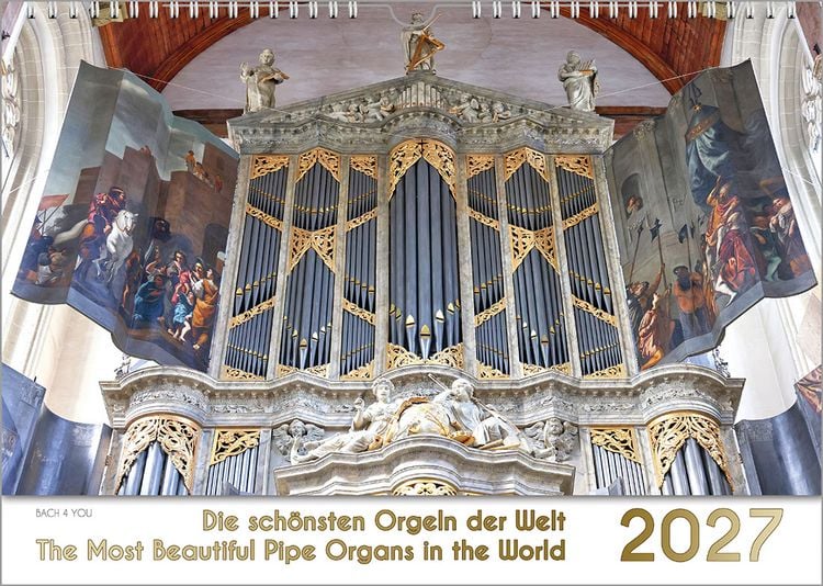 Produktbild: Der Orgelkalender, ein Musik-Kalender 2027, DIN A4