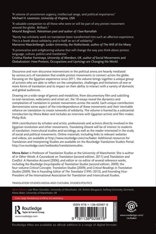 Produktbild: Translating Dissent