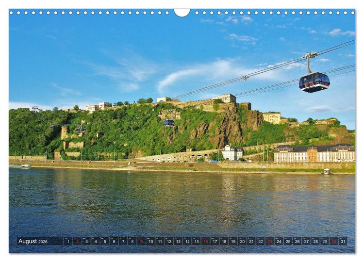 Produktbild: Koblenz Die Stadt am Deutschen Eck (Wandkalender 2026 DIN A3 quer), CALVENDO Monatskalender