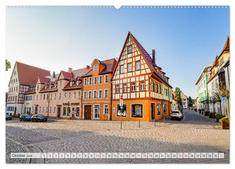 Produktbild: Schwabach Impressionen (Wandkalender 2026 DIN A2 quer), CALVENDO Monatskalender
