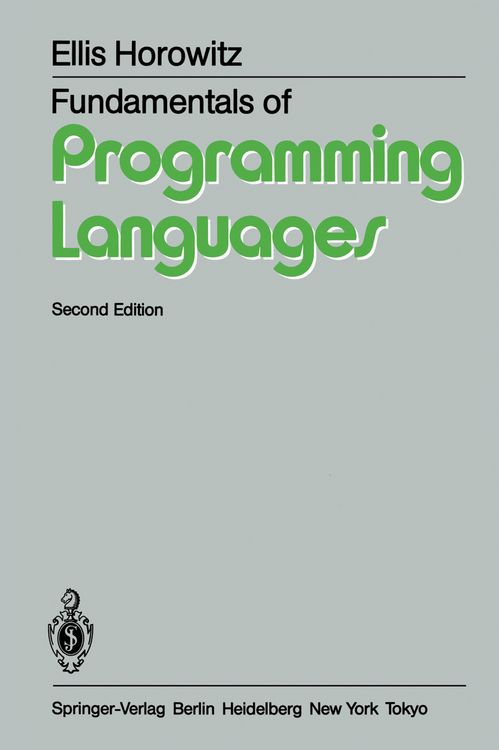 Produktbild: Fundamentals of Programming Languages