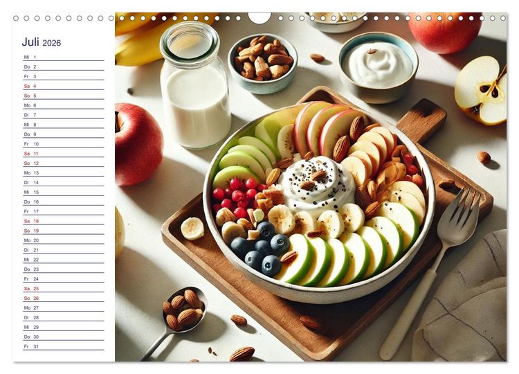 Produktbild: Lunchpaket Love - Einfach, lecker, gesund (Wandkalender 2026 DIN A3 quer), CALVENDO Monatskalender