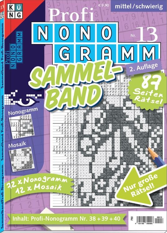 Produktbild: Profi-Nonogramm Sammelband Nr. 13