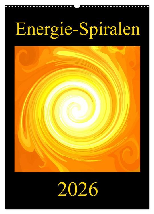 Produktbild: Energie-Spiralen 2026 (Wandkalender 2026 DIN A2 hoch), CALVENDO Monatskalender
