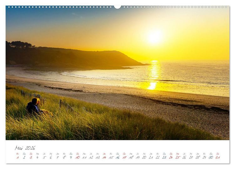 Produktbild: Meine Bretagne &ndash; Die sch&ouml;ne! (hochwertiger Premium Wandkalender 2026 DIN A2 quer), Kunstdruck in Hochglanz