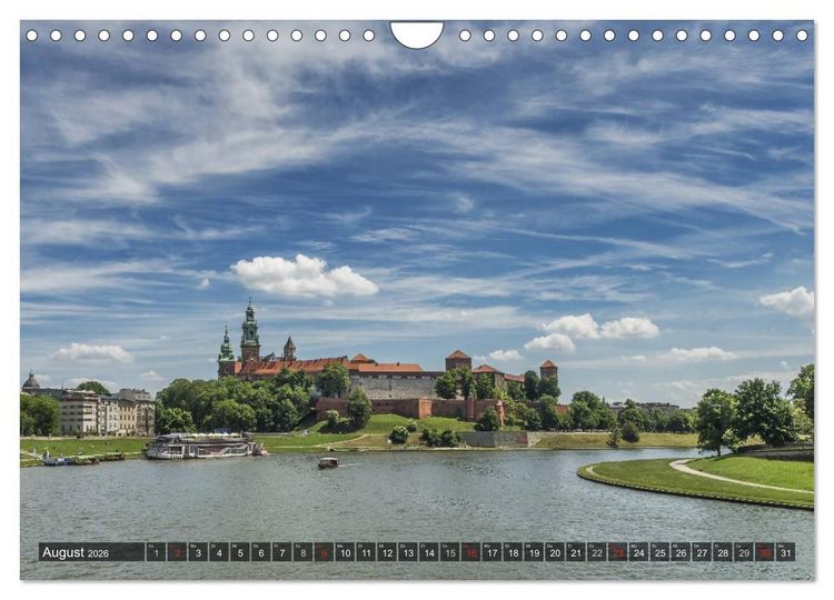 Produktbild: Ein Wochenende in Krakau (Wandkalender 2026 DIN A4 quer), CALVENDO Monatskalender
