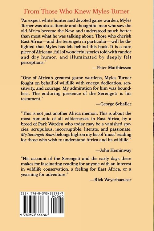 Produktbild: My Serengeti Years