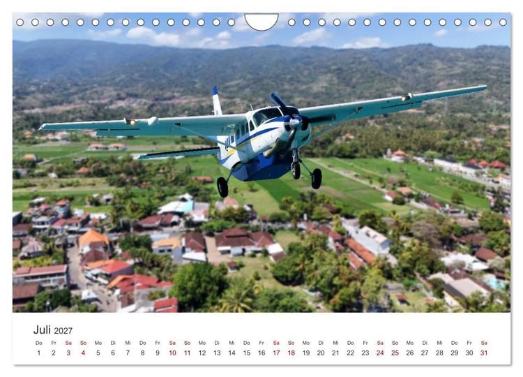 Produktbild: Flugzeuge &uuml;ber den Wolken (Wandkalender 2027 DIN A4 quer), CALVENDO Monatskalender
