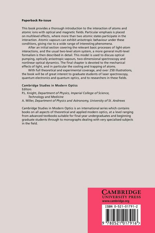 Produktbild: The Physics of Laser-Atom Interactions