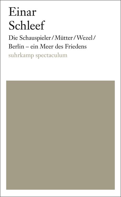 Produktbild: Die Schauspieler/M&uuml;tter/Wezel/ Berlin - ein Meer des Friedens
