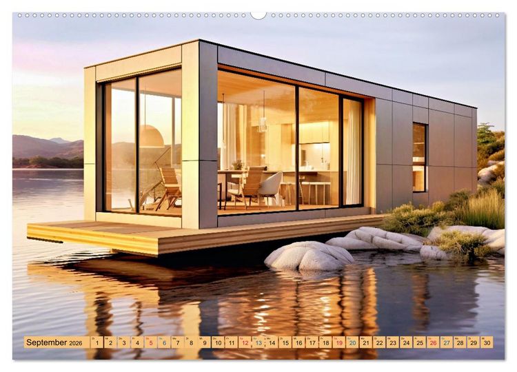 Produktbild: Tiny Houses - wohnen auf kleinstem Raum (hochwertiger Premium Wandkalender 2026 DIN A2 quer), Kunstdruck in Hochglanz