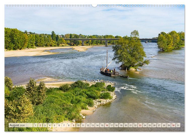 Produktbild: Romantisches Loiretal (Wandkalender 2026 DIN A2 quer), CALVENDO Monatskalender