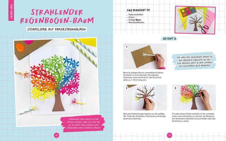 Produktbild: Mein NEON-Bastelbuch &ndash; von Bastel- und DIY-Bloggerin Mavalina