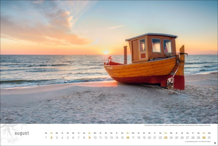 Produktbild: Ostsee Globetrotter Kalender 2026 - Von behaglichen Strandkörben und rauen Küsten