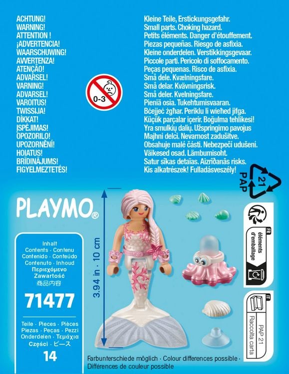 Produktbild: PLAYMOBIL 71477 Meerjungfrau mit Spritzkrake