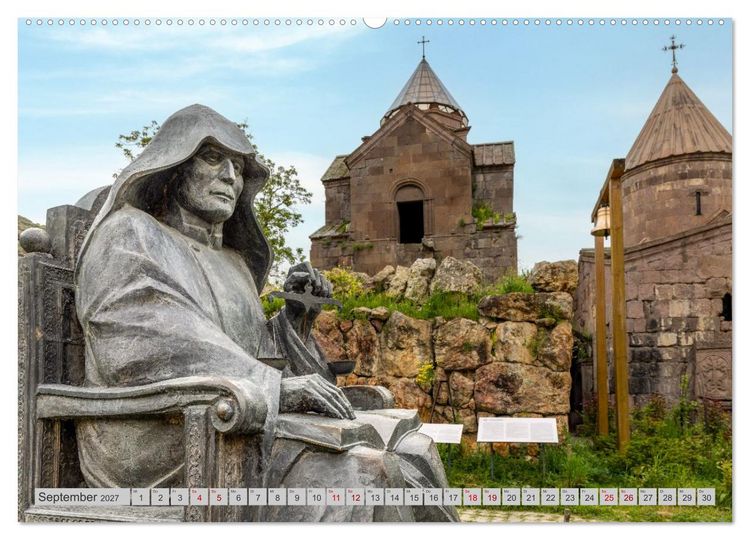 Produktbild: Steine Des Glaubens: Heiliges Armenien (hochwertiger Premium Wandkalender 2027 DIN A2 quer), Kunstdruck in Hochglanz