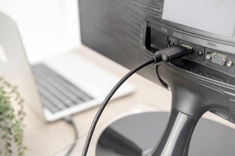 Produktbild: Digitus USB 3.2 Gen 1 (USB 3.0), USB 3.2 Gen 1 (USB 3.0) Adapterkabel [1x USB 3.2 Gen 2 Stecker C (USB 3.1), USB-C&reg; Stecker - 1x HDMI-Stecker]