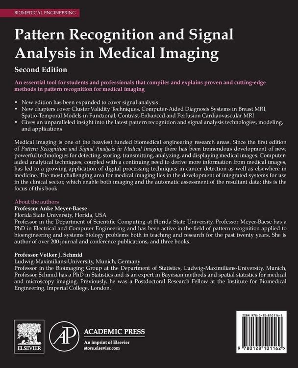 Produktbild: Pattern Recognition and Signal Analysis in Medical Imaging