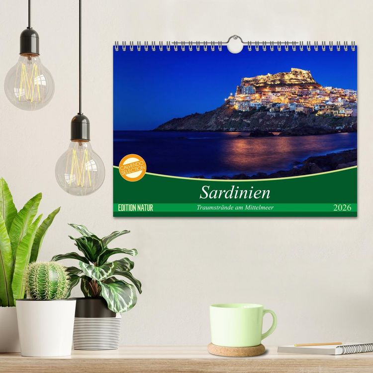 Produktbild: Sardinien - Traumstr&auml;nde am Mittelmeer (Wandkalender 2026 DIN A4 quer), CALVENDO Monatskalender