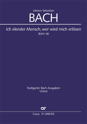 Produktbild: Ich elender Mensch, wer wird mich erl&ouml;sen (Klavierauszug)