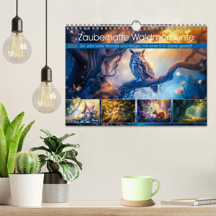 Produktbild: Zauberhafte Waldmomente (Wandkalender 2026 DIN A4 quer), CALVENDO Monatskalender