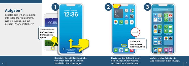 Produktbild: Meine Smartphone-Anleitung f&uuml;r iOS / iPhone&nbsp;&ndash; Smartphonekurs f&uuml;r Senioren (Kursbuch Version iPhone) &ndash; Das Kursbuch f&uuml;r Apple iPhones / iOS