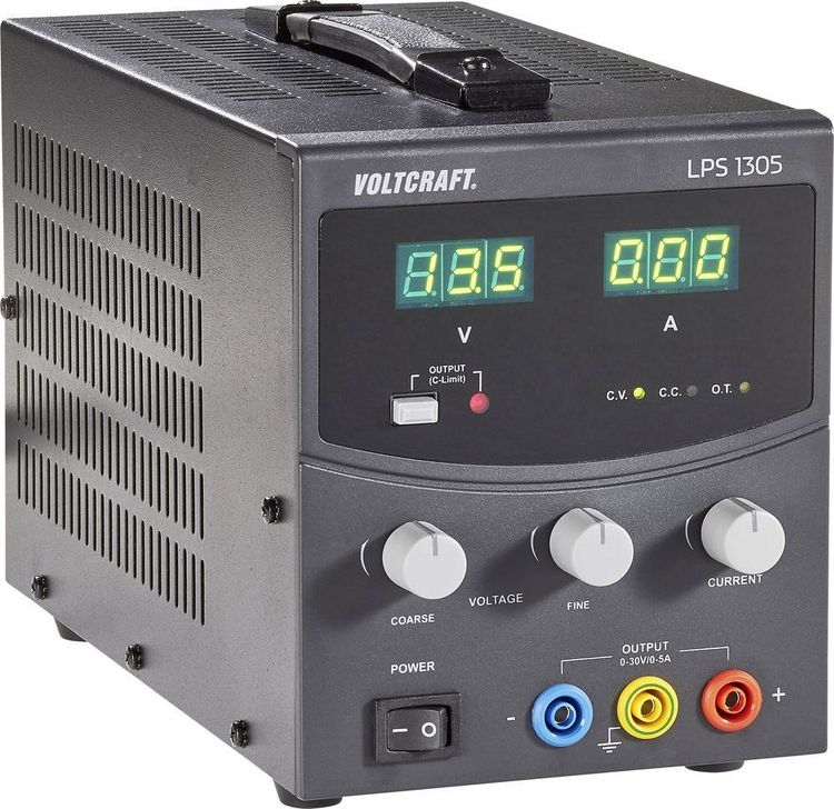 Produktbild: VOLTCRAFT LPS1305 Labornetzger&auml;t, einstellbar 0 - 30 V/DC 0 - 5 A 150 W Anzahl Ausg&auml;nge 1 x