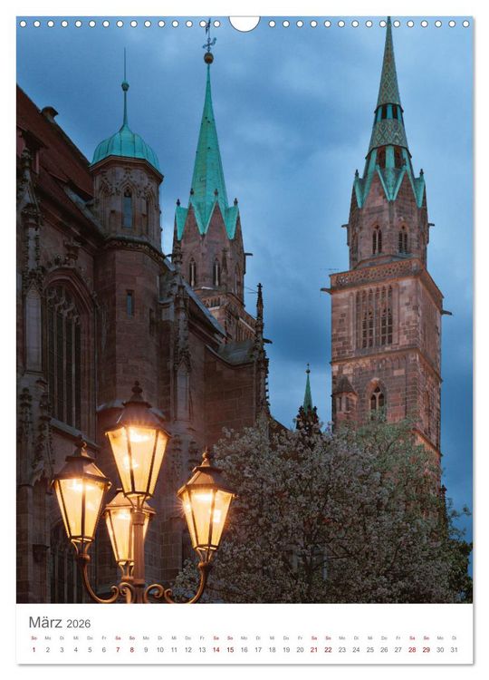 Produktbild: N&uuml;rnberg (Wandkalender 2026 DIN A3 hoch), CALVENDO Monatskalender