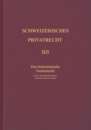 Produktbild: Bd. II/5: Das Schweizerische Vereinsrecht