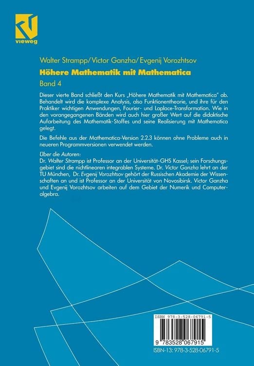 Produktbild: H&ouml;here Mathematik mit Mathematica