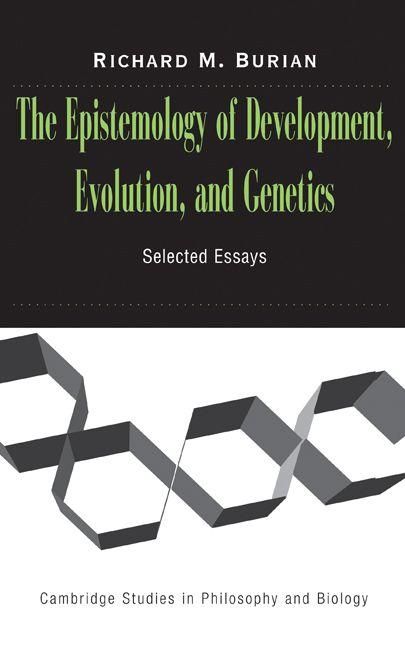 Produktbild: The Epistemology of Development, Evolution, and Genetics