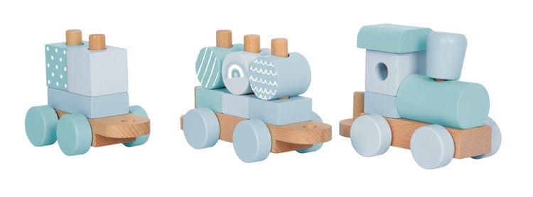 Produktbild: Holzzug blau
