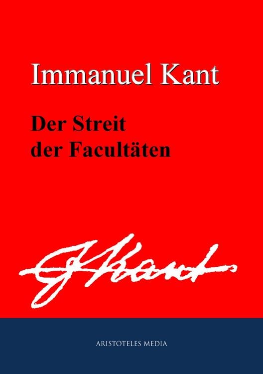 Produktbild: Der Streit der Facult&auml;ten