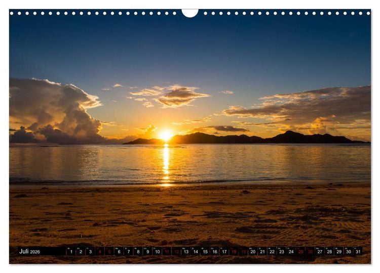 Produktbild: Trauminseln Seychellen (Wandkalender 2026 DIN A3 quer), CALVENDO Monatskalender