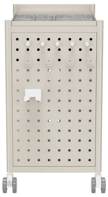 Produktbild: SpeaKa Professional Rollcontainer Hellbraun (B x H x T) 300 x 545 x 500 mm Anzahl der Schubf&auml;cher: 1 SP-13660888 SP-MCT03-03 1 St.