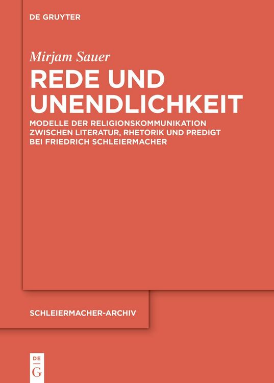 Produktbild: Rede und Unendlichkeit