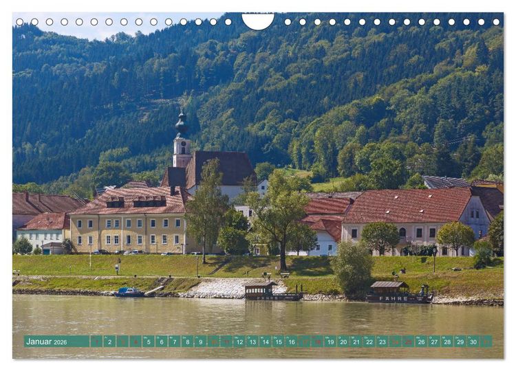 Produktbild: Donauufer im M&uuml;hlviertel (Wandkalender 2026 DIN A4 quer), CALVENDO Monatskalender