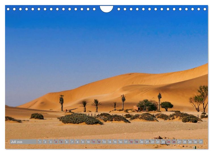 Produktbild: Namibia - Von Nord nach S&uuml;d (Wandkalender 2026 DIN A4 quer), CALVENDO Monatskalender