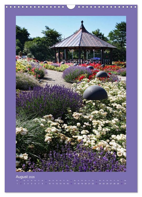 Produktbild: Farbtupferl - Botanischer Garten Augsburg (Wandkalender 2026 DIN A3 hoch), CALVENDO Monatskalender