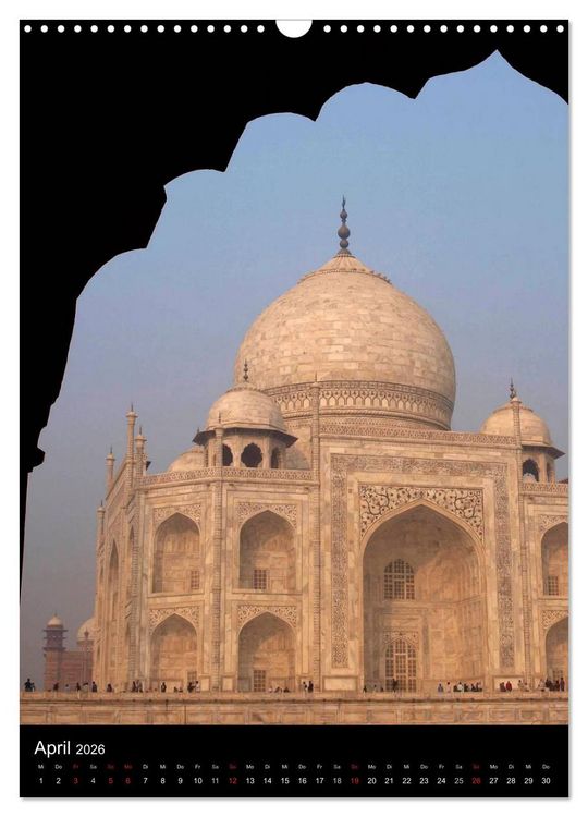 Produktbild: Taj Mahal - Monument der Liebe (Wandkalender 2026 DIN A3 hoch), CALVENDO Monatskalender