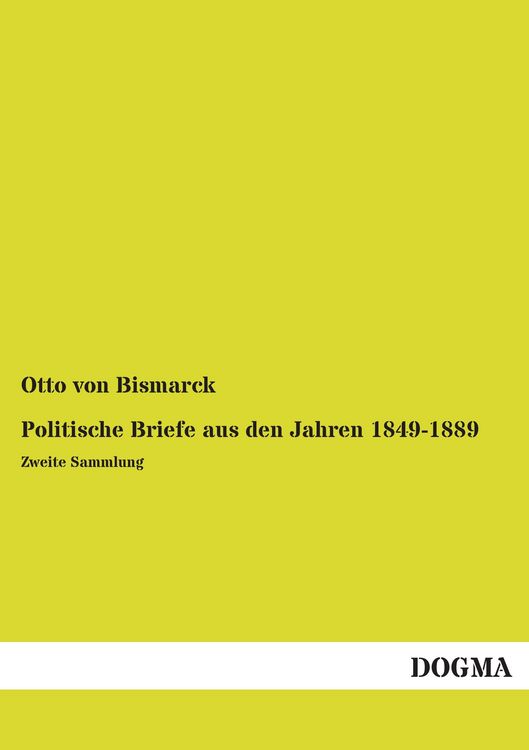 Produktbild: Politische Briefe aus den Jahren 1849-1889