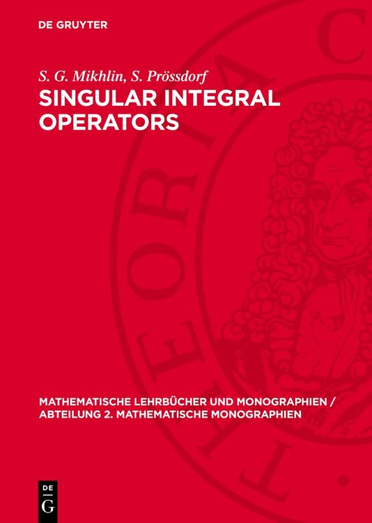 Produktbild: Singular Integral Operators