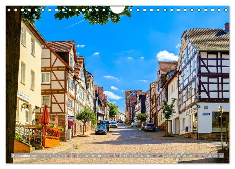 Produktbild: Ein Blick auf Frankenberg an der Eder (Wandkalender 2026 DIN A4 quer), CALVENDO Monatskalender