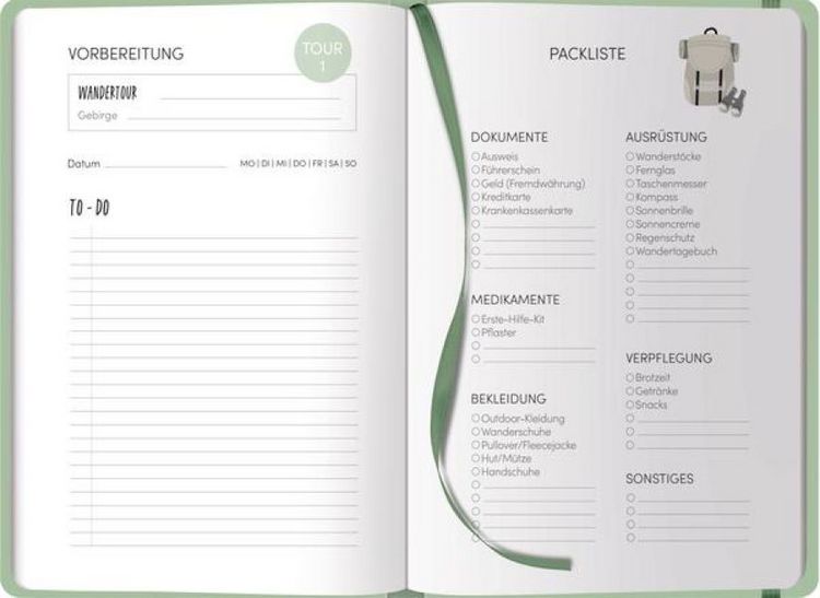 Produktbild: Wandertagebuch-Berge