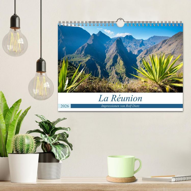 Produktbild: La R&eacute;union - Impressionen von Rolf Dietz (Wandkalender 2026 DIN A4 quer), CALVENDO Monatskalender