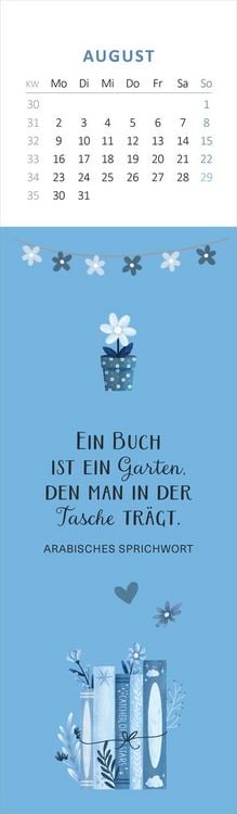 Produktbild: Lesezeichenkalender B&uuml;cherliebe 2027