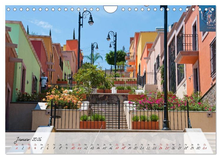 Produktbild: Mexiko - Bunte Vielfalt in Stadt und Land (Wandkalender 2026 DIN A4 quer), CALVENDO Monatskalender