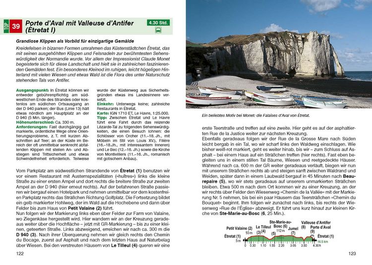 Produktbild: ROTHER Wanderf&uuml;hrer Normandie. 50 Touren an der K&uuml;ste und im Landesinneren &ndash; vom Mont-Saint-Michel bis zur C&ocirc;te d&lsquo;Alb&acirc;tre