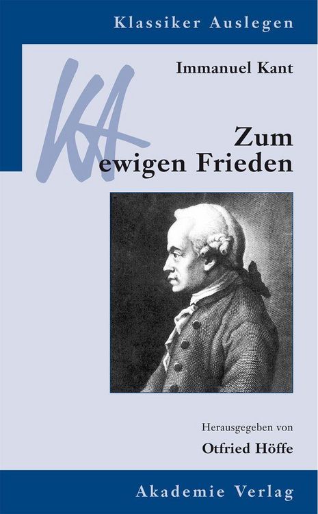 Produktbild: Immanuel Kant: Zum ewigen Frieden